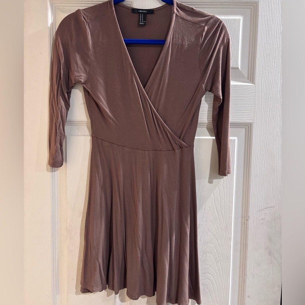 Forever 21 Cocoa Brown mini dress